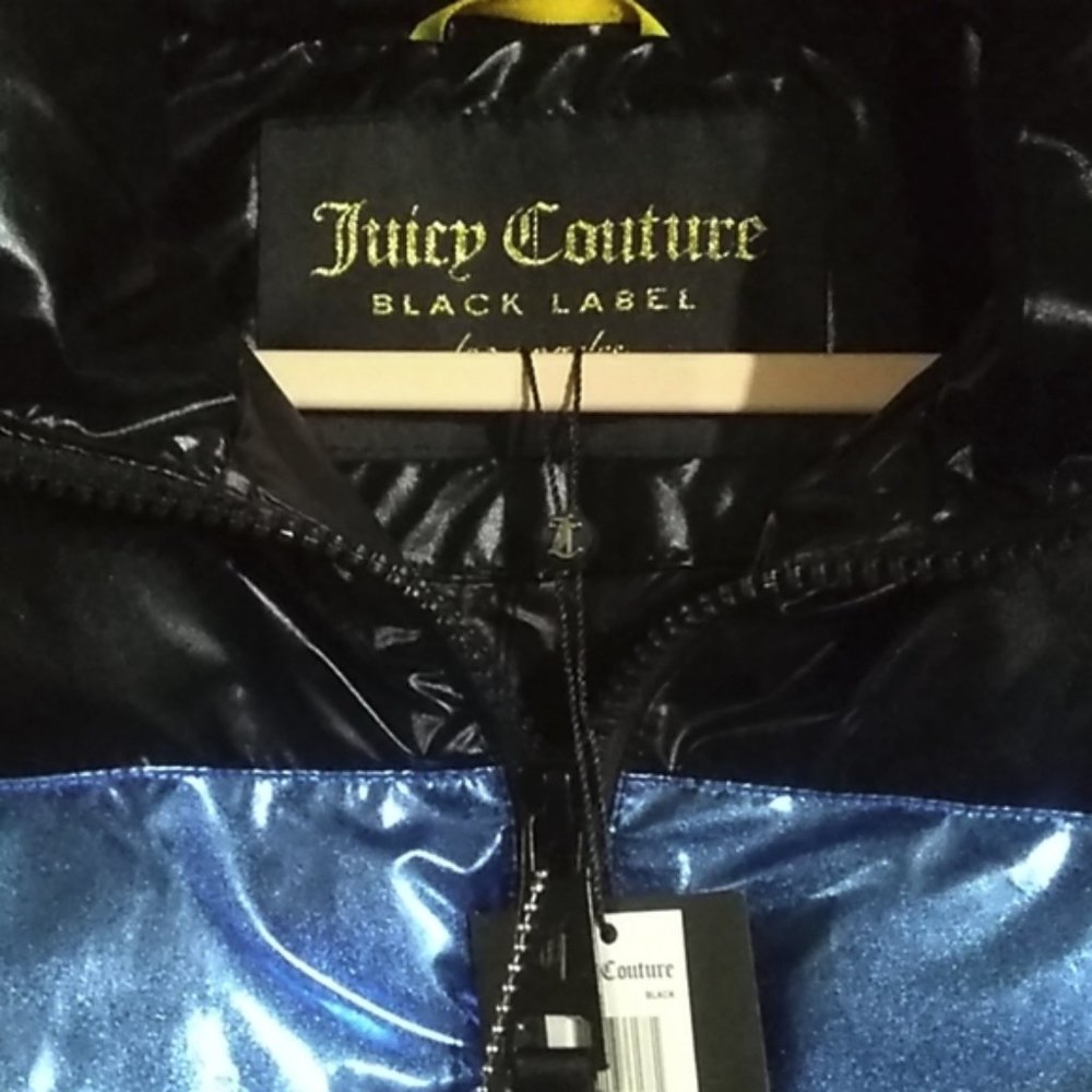 Juicy Couture Black Label Puffer Coat NWT - Picture 2 of 7